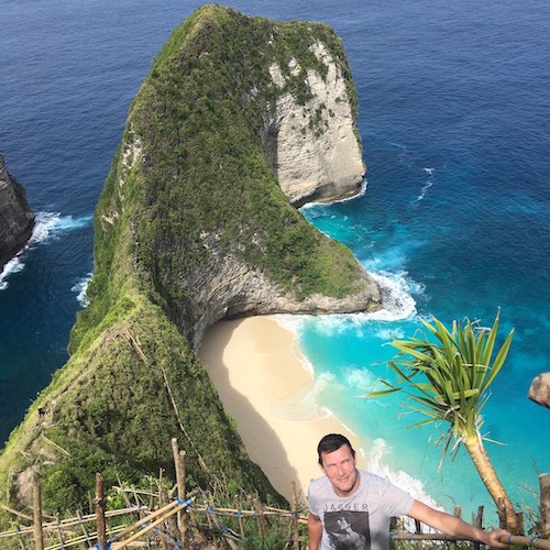 Kelingking Beach T-Rex viewpoint, Nusa Penida